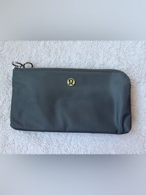 Lululemon Now and Always Zip Pouch in Gray
